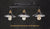 Creative wall lamp within European American retro rural industrial style three straight row wall lights