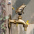 1Piece Decorative Solid Brass G1/2" Outdoor Garden Faucet Animal Handle Antique Cat Dog Bird Duck Snail Squirral