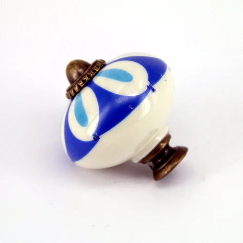Vintage Ceramic  Kitchen Cupboard Door Drawer Knob Pull Hardware