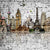 Custom 3D Mural Wallpaper Roll Classic European Architecture Eiffel Tower, Big Ben, Statue of Liberty Brick Wall Paper Murals 3D
