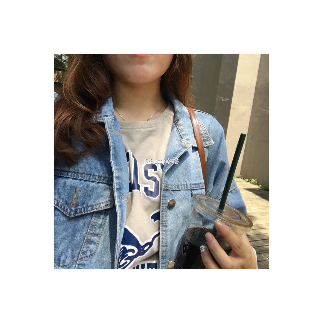 Women's fashion casual Denim Jacket L554