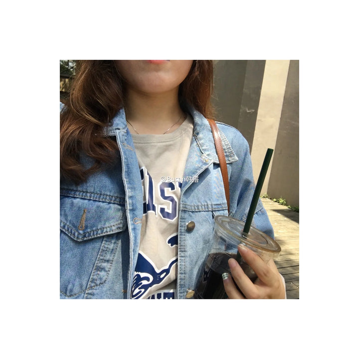 Women's fashion casual Denim Jacket L554