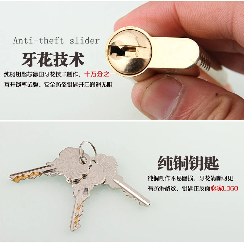 85 HOLLOW SPLIT DOOR LOCK--DOORHAND -ZINC ALLOY MATERIAL----DIFFERENT FROM NORMAL --