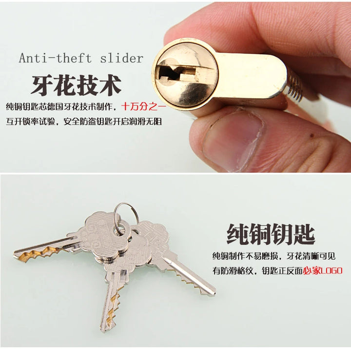 85 HOLLOW SPLIT DOOR LOCK--DOORHAND -ZINC ALLOY MATERIAL----DIFFERENT FROM NORMAL --