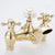 Luxury Antique Style Gold Color Bath Tub Faucet Ceramic Handle Hand held Shower Head Faucet Mixer Tap . YT-5329