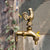 1Piece Decorative Solid Brass G1/2" Outdoor Garden Faucet Animal Handle Antique Cat Dog Bird Duck Snail Squirral