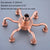 Antique Red Copper 8Inch Round Rainfall Shower Head Shower Arm Water Saving Hand Held Shower Head Spray 1.5 M Shower Hose