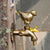 1Piece Decorative Solid Brass G1/2" Outdoor Garden Faucet Animal Handle Antique Cat Dog Bird Duck Snail Squirral
