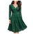 LSYCDS Elegant Sexy Dress for Women Vintage Lace Long Sleeve V Neck