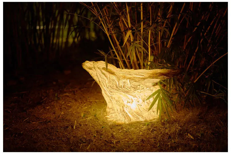 Villa Simulation Stump Lamp Resin Molding Lawn Lamp LED Waterproof Outdoor Garden Lamp Garden Landscape Lamp