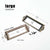 Mini Large Metal Label Holder Pull Frame Handle for Furniture Cabinet Drawer Box Eye Catching Short Size 2 Color Options