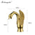 Bathroom Faucets Sink Mixer Cold And Hot Water Swan Style Single Handle Vanity Sink Mixer Crane Wash Basin Taps WB1025