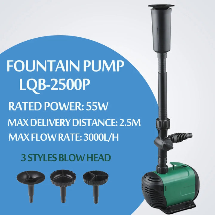 8/14/24/55/85W High Power Fountain Water Pump fountain Maker Pond Pool Garden Aquarium Fish Tank Circulate Multi Performance