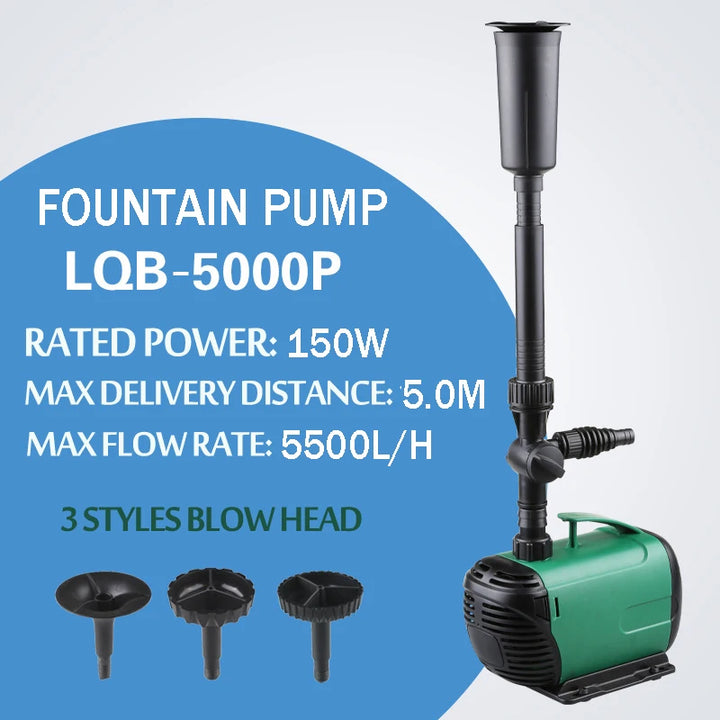 8/14/24/55/85W High Power Fountain Water Pump fountain Maker Pond Pool Garden Aquarium Fish Tank Circulate Multi Performance