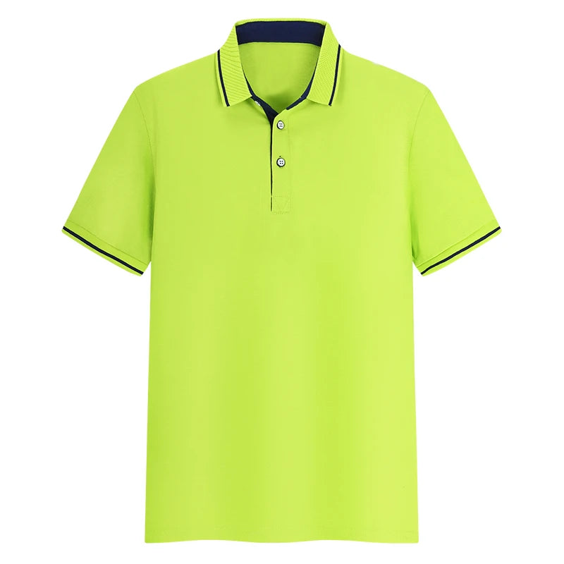 Custom Printed Logo On Cust T-shirts. Embroidered Polo Shirts For Male And Female Employees Of The Company, and Design