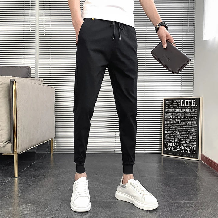 Pantalones Hombre Summer New Men Trousers Korean Luxury Clothing Streetwear Slim Fit Cargo Pants Slim Fit Casual Work Wear 36-28