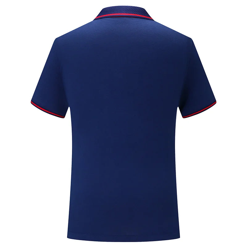 Custom Printed Logo On Cust T-shirts. Embroidered Polo Shirts For Male And Female Employees Of The Company, and Design