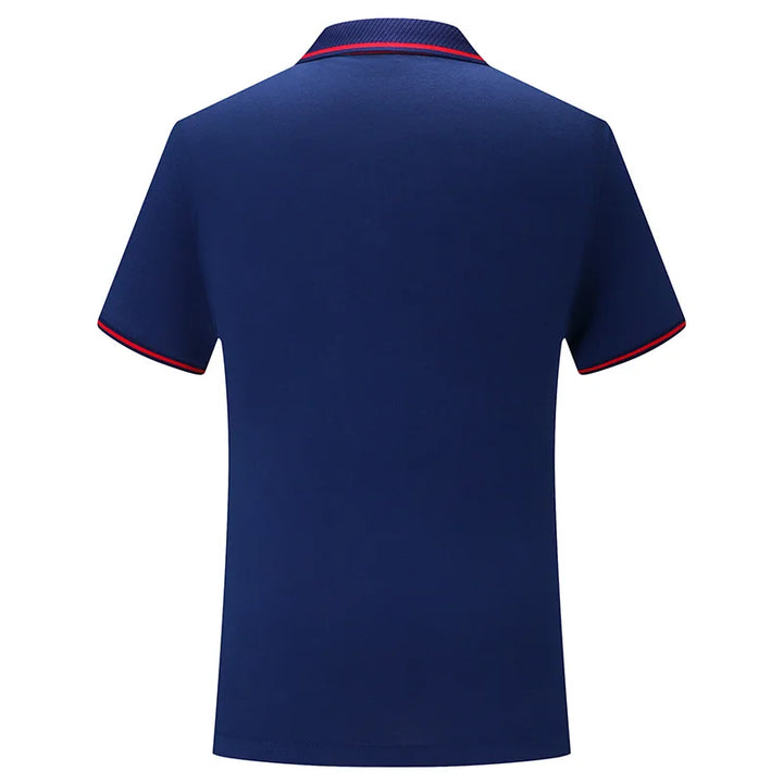 Custom Printed Logo On Cust T-shirts. Embroidered Polo Shirts For Male And Female Employees Of The Company, and Design