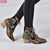 Women Luxury Silk Embroidered Lace Up  Ankle Boots Autumn/Winter