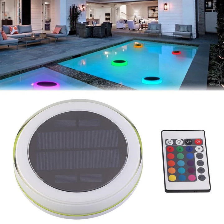 RGB Submersible Lamp Boat Solar Garden Outdoor LED Pool Lights Floating Light Bulb With RGB Remote Control Or APP Control