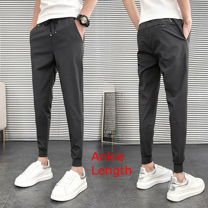 Pantalones Hombre Summer New Men Trousers Korean Luxury Clothing Streetwear Slim Fit Cargo Pants Slim Fit Casual Work Wear 36-28