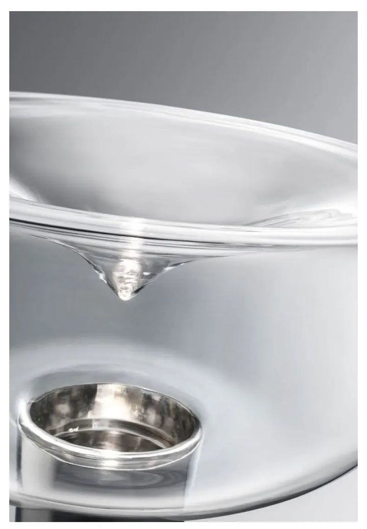 Nordic Clear Glass Table Lamp Creative Swirl Design Gold Hardware Plating Smoky Gray Bedroom Decoration LED E27 Desk Lamp