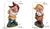 Outdoor  Resin 7 Dwarfs Landscape Terrace Yard Decoration