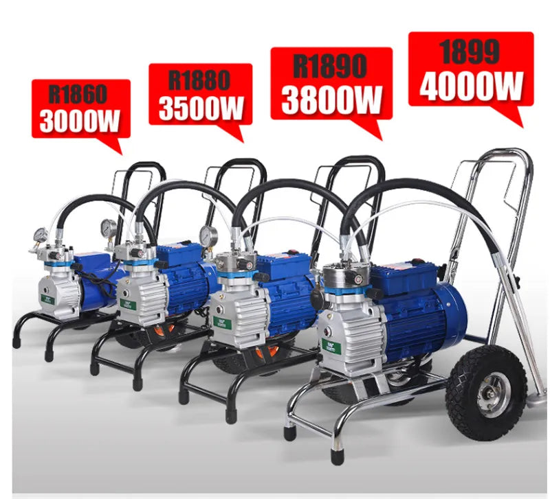 3000W/4000W/4800W High-pressure spraying machine Professional Airless Spray Gun painting machine Single/double gun