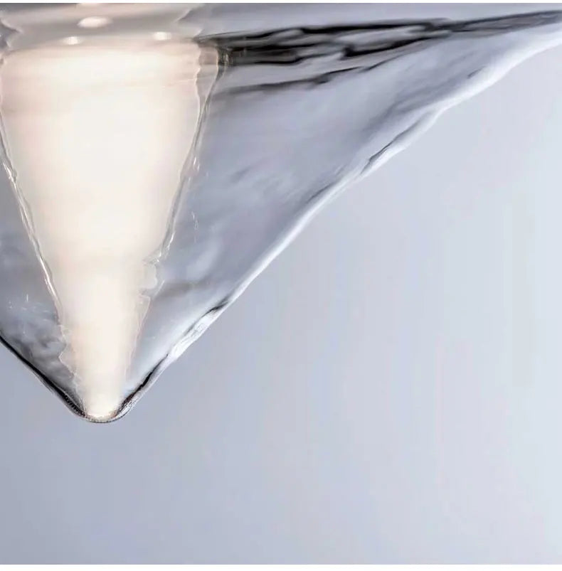 Nordic Clear Glass Table Lamp Creative Swirl Design Gold Hardware Plating Smoky Gray Bedroom Decoration LED E27 Desk Lamp