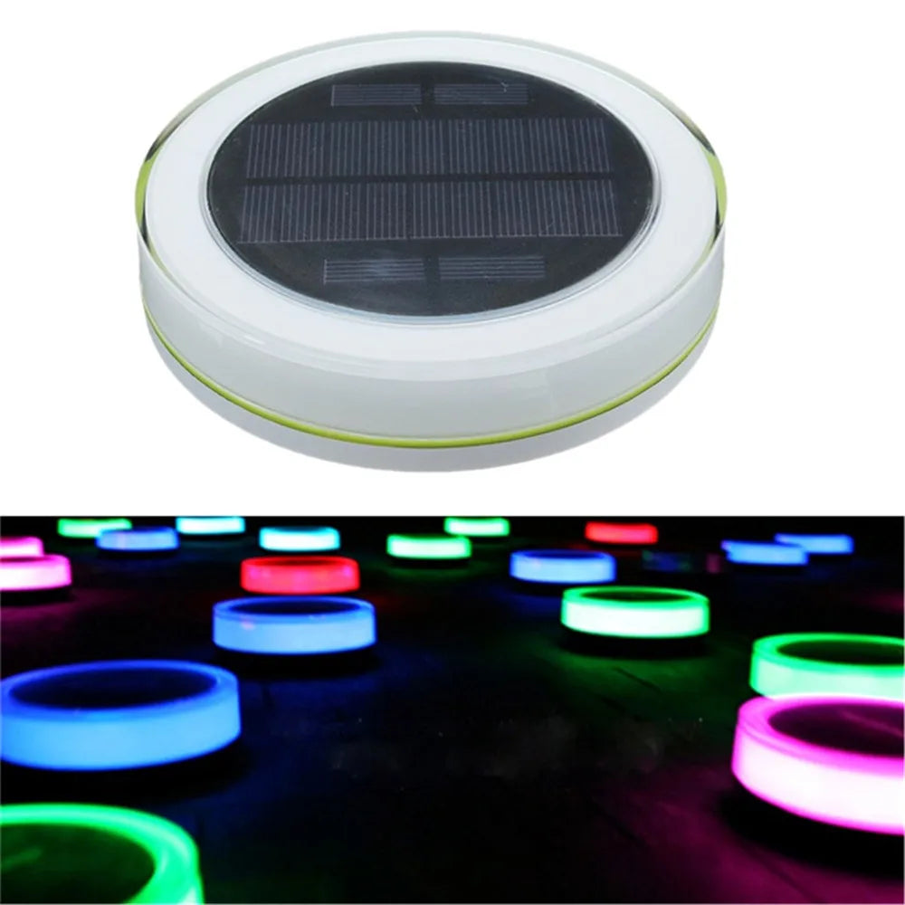 RGB Submersible Lamp Boat Solar Garden Outdoor LED Pool Lights Floating Light Bulb With RGB Remote Control Or APP Control