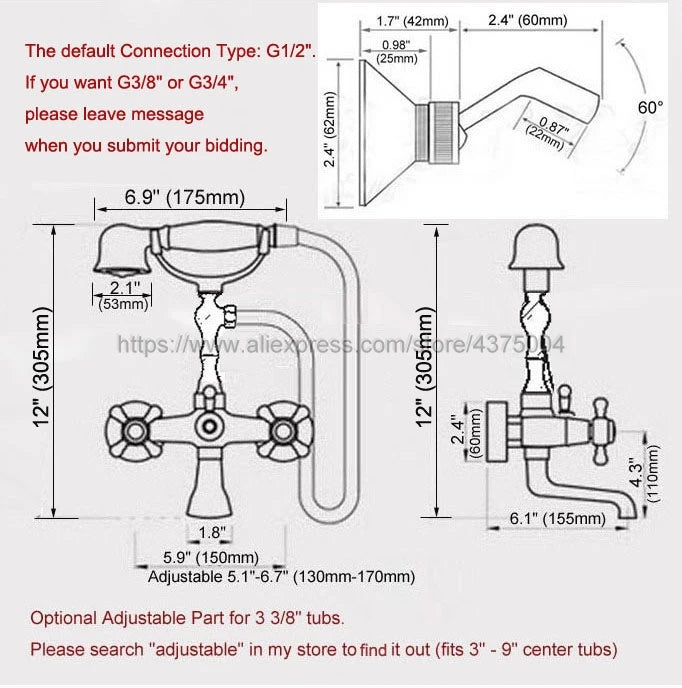Bathtub Faucets Wall Mounted Gold Color Brass Bathtub Faucet With Hand Shower Bathroom Bath Shower Faucets Nna914