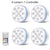 Updated Submersible LED Lights with Remote Underwater Pool Light IP68 Magnet 13 LED Bright Lamp RGB for Pond/Pool/Aquarium