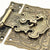 2Pcs New Antique Bronze Padlock Latch Hasp Vintage Hasp Furniture Clasp Lock