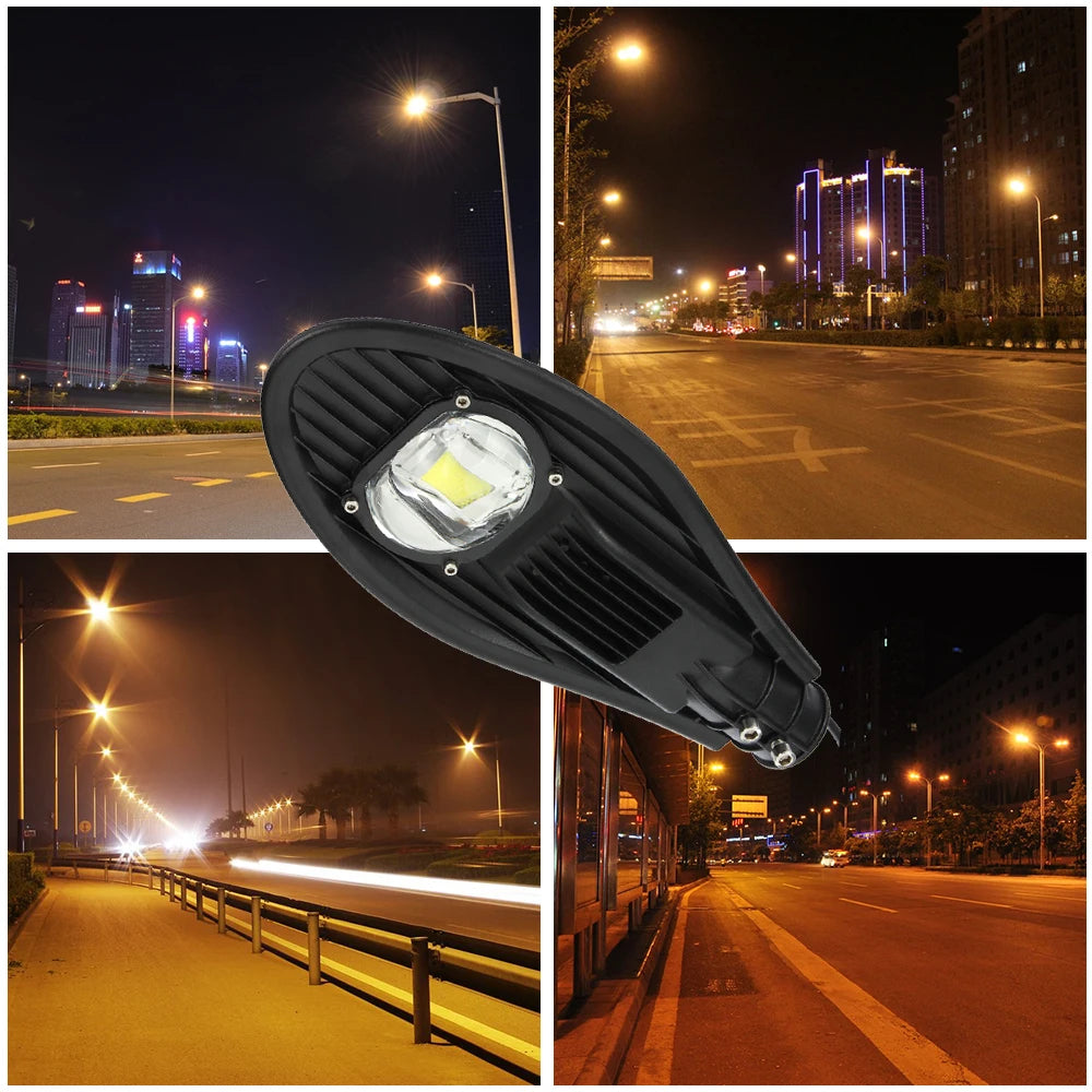 30W 50W 100W Street Light 150W LED Outdoor Lights for Garden Lights Road Lamp AC110V 220V 230V 240V COB Streetlight Lighting