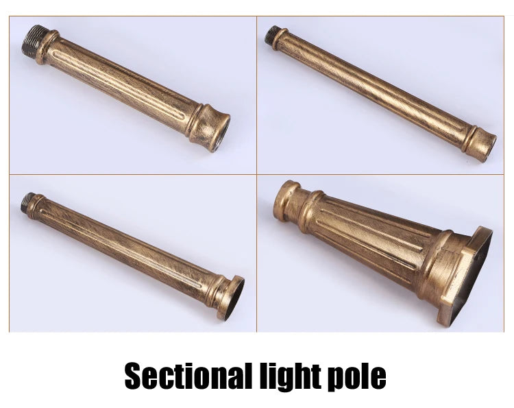 (H≈2.4M) Garden Lights, Outdoor Waterproof Garden Villa Landscape Lights, Street Lights, High Pole Lights