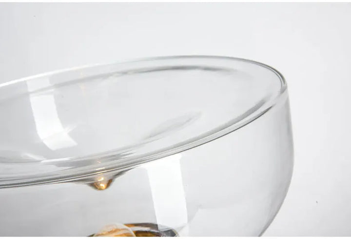 Nordic Clear Glass Table Lamp Creative Swirl Design Gold Hardware Plating Smoky Gray Bedroom Decoration LED E27 Desk Lamp