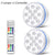 Updated Submersible LED Lights with Remote Underwater Pool Light IP68 Magnet 13 LED Bright Lamp RGB for Pond/Pool/Aquarium