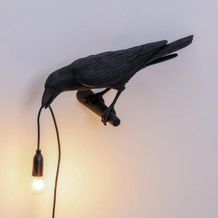 Modern Table Light,E12 Wall Lamp Resin Bird Light for Home Decoration Living Room Foyer Study Bedroom Nightstand Lights