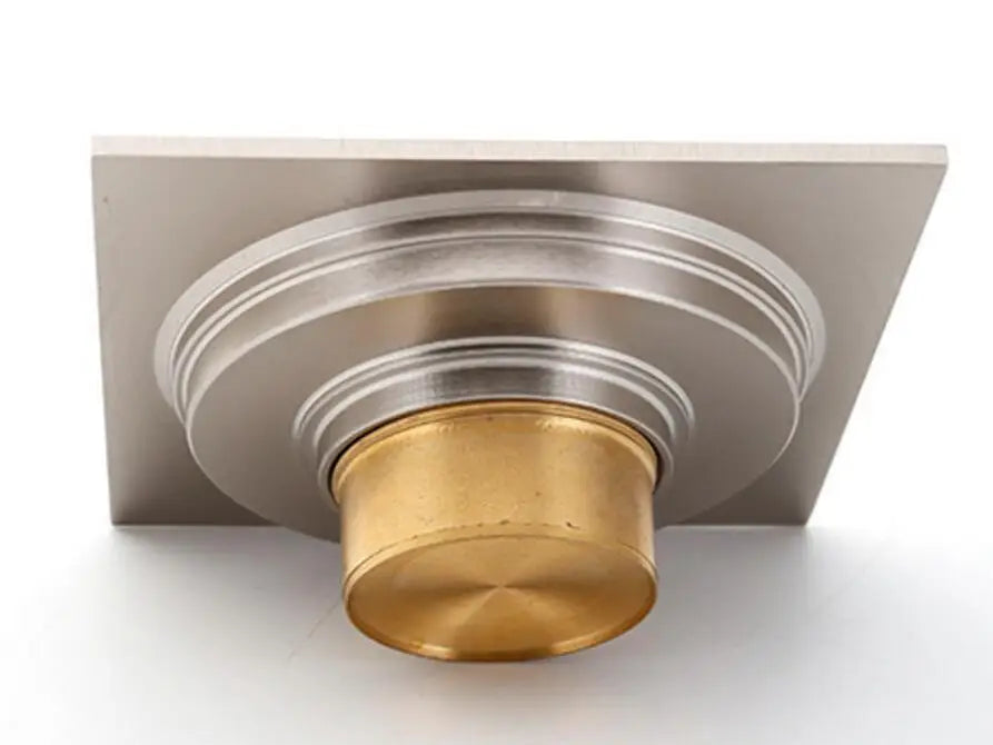Brass Matte Black Square Style rolse gold Floor Drainer gold Waste drain Bathroom brushed nickel Shower Drain DR087