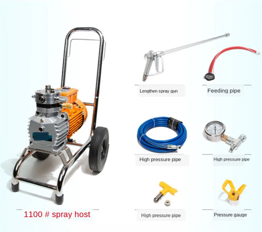 3000W/4000W/4800W High-pressure spraying machine Professional Airless Spray Gun painting machine Single/double gun