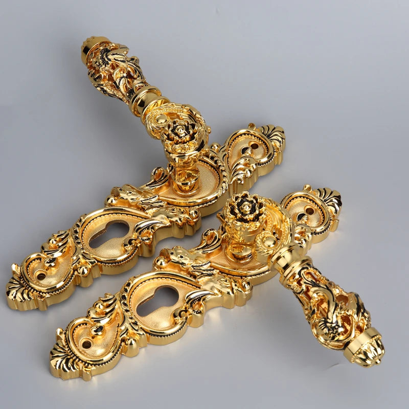 85 HOLLOW SPLIT DOOR LOCK--DOORHAND -ZINC ALLOY MATERIAL----DIFFERENT FROM NORMAL --