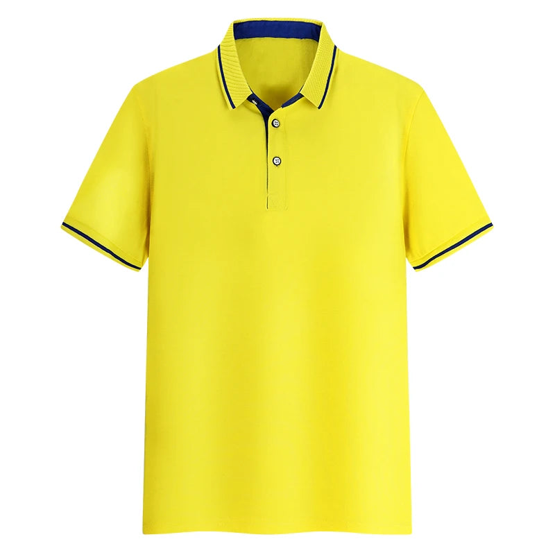 Custom Printed Logo On Cust T-shirts. Embroidered Polo Shirts For Male And Female Employees Of The Company, and Design