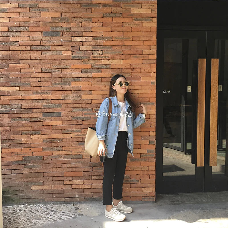 Women's fashion casual Denim Jacket L554