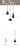 SANDYHA Black White Pendant Lights Lustres Para Sala De Jantar Lamp for Bedroom Lampe Chevet Hanglamp Salon Plafond Chandeliers