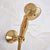 Bathtub Faucets Wall Mounted Gold Color Brass Bathtub Faucet With Hand Shower Bathroom Bath Shower Faucets Nna914