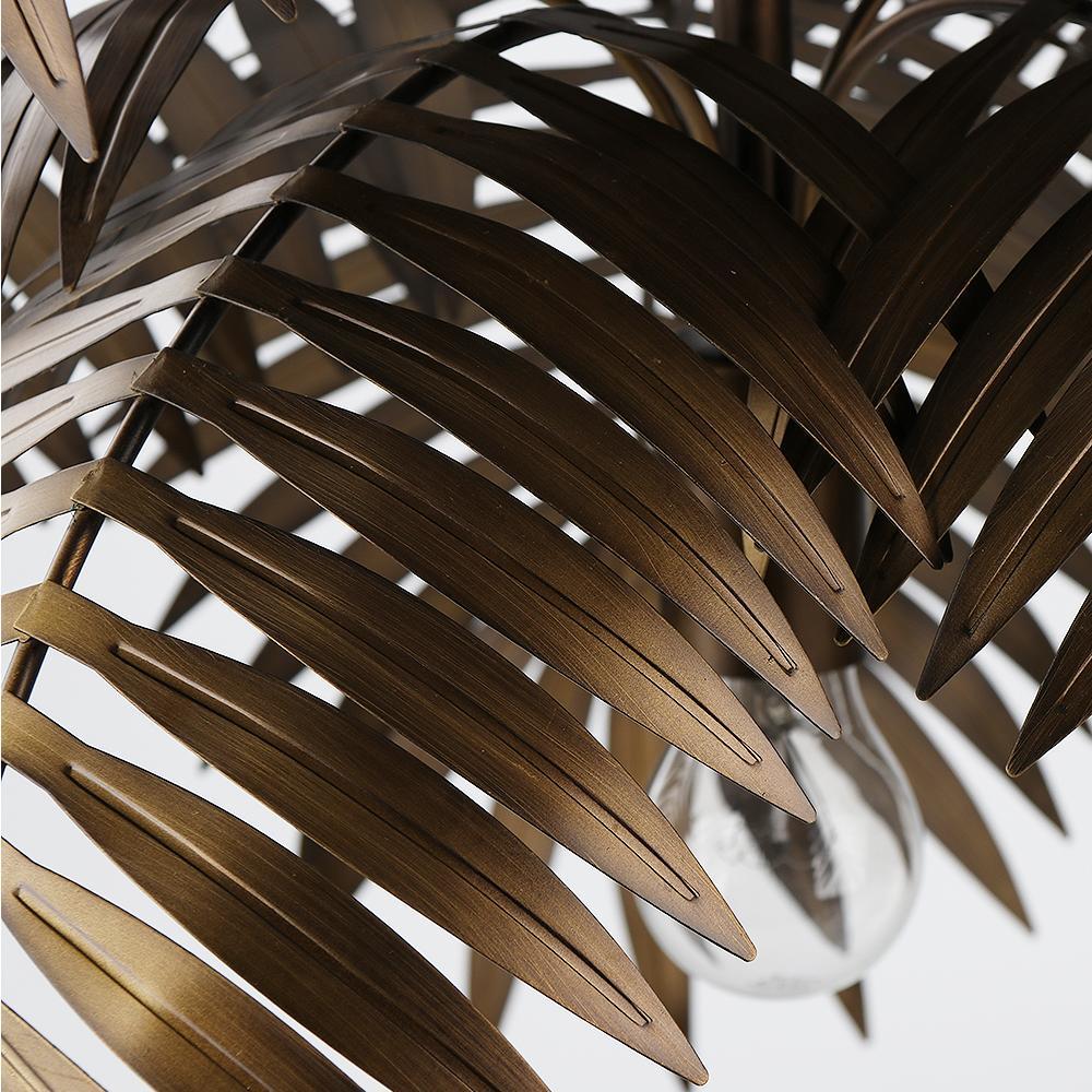 Modern Loft coconut tree leaf chandelier E27 industrial creative hanging lamp for living room restaurant bedroom lobby hotel