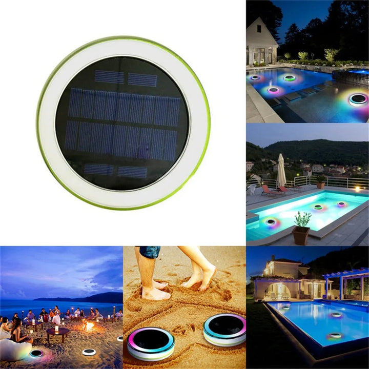RGB Submersible Lamp Boat Solar Garden Outdoor LED Pool Lights Floating Light Bulb With RGB Remote Control Or APP Control