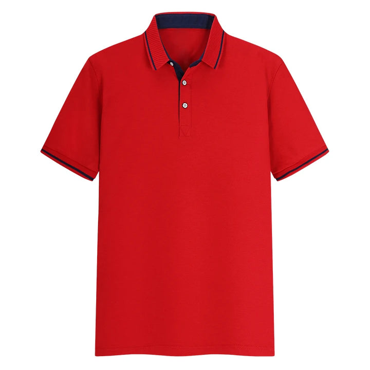 Custom Printed Logo On Cust T-shirts. Embroidered Polo Shirts For Male And Female Employees Of The Company, and Design