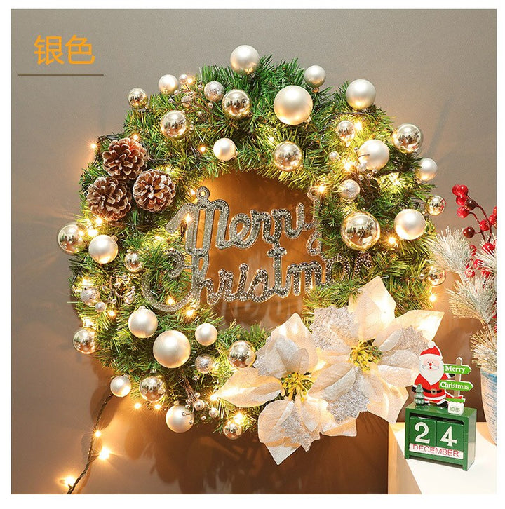 2.7M Luxury Christmas Decorations Garland Decoration Rattan with Lights