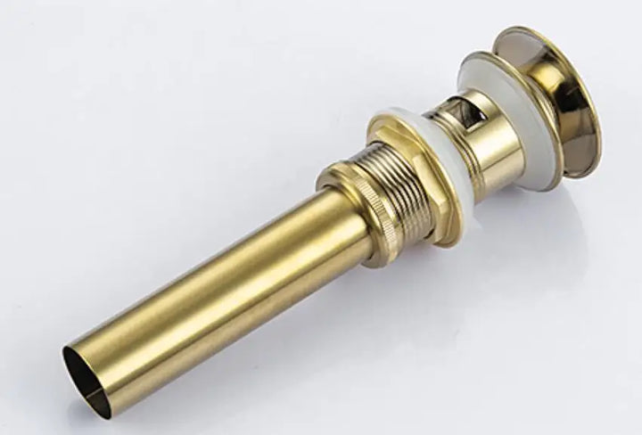 stainless steel brushed Gold bathroom Faucet Deck Mounted Basin Sink Tap Mixer Hot & Cold Water mixer Faucet